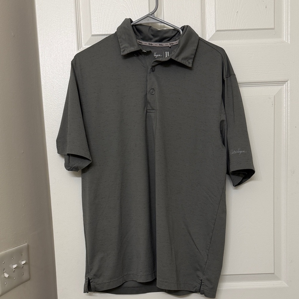 Walter Hagen Men's Charcoal Gray Polo Shirt